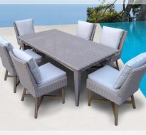 BROWNSVILLE Synthetic Rattan Dining Set