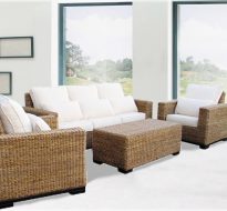 AMSTERDAM Rattan Living Set