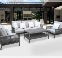 ATLANTA Synthetic Rattan Living Set