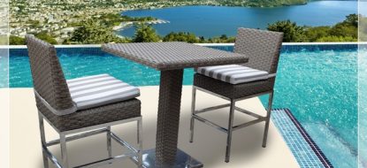 ELGIN Synthetic Rattan Bar Set